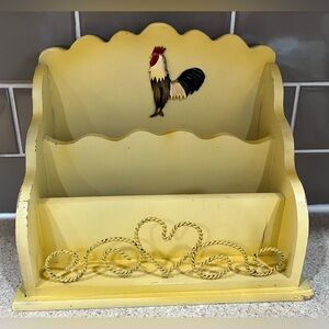 Vintage Wood Letter Holder/Box.